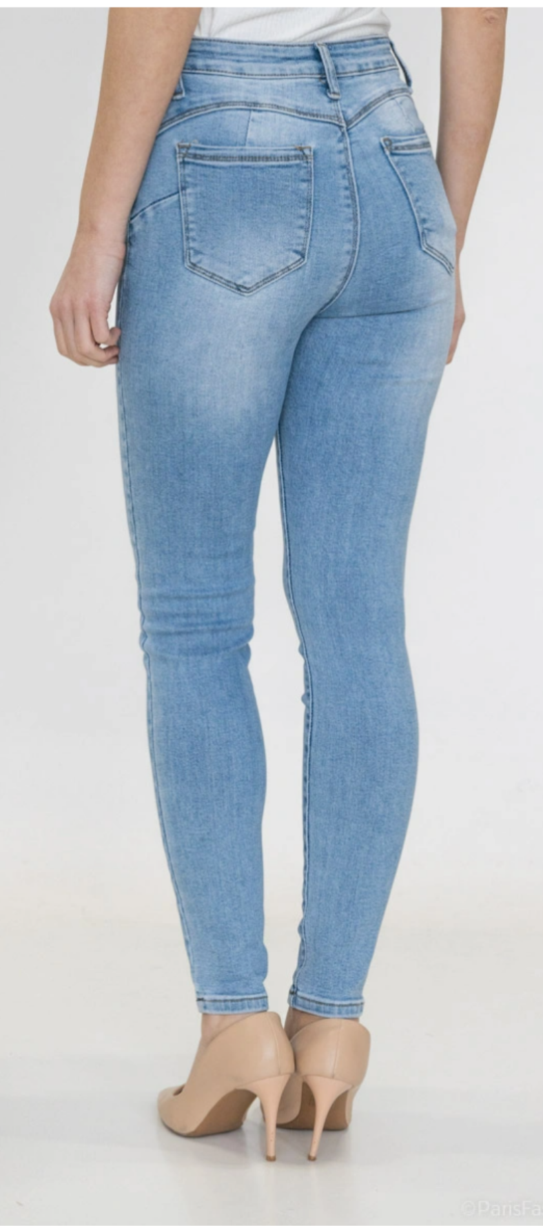Jean slim strass