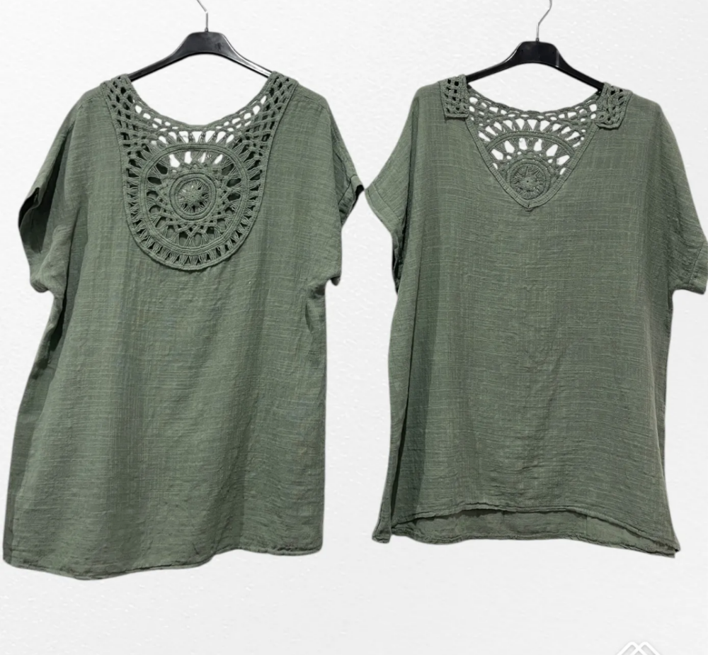 Haut broderie