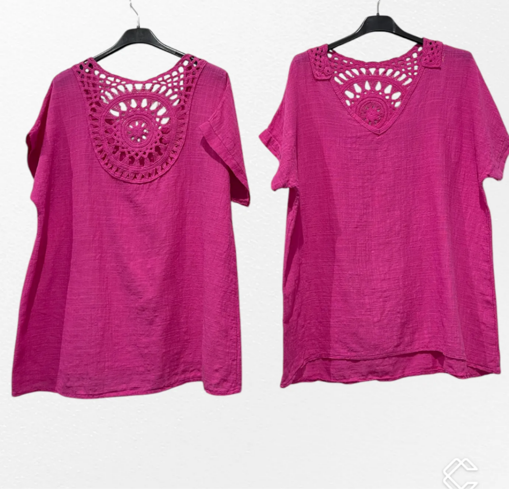 Haut broderie