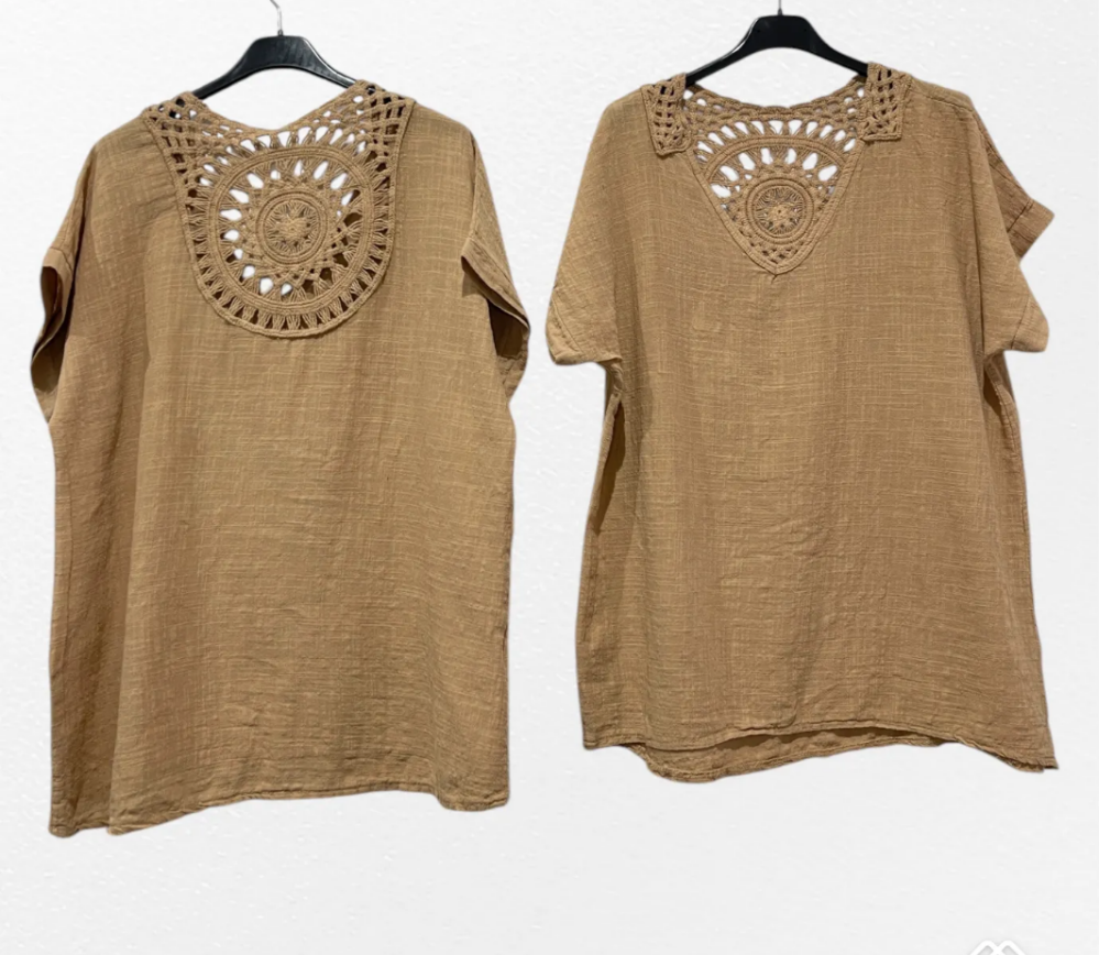 Haut broderie