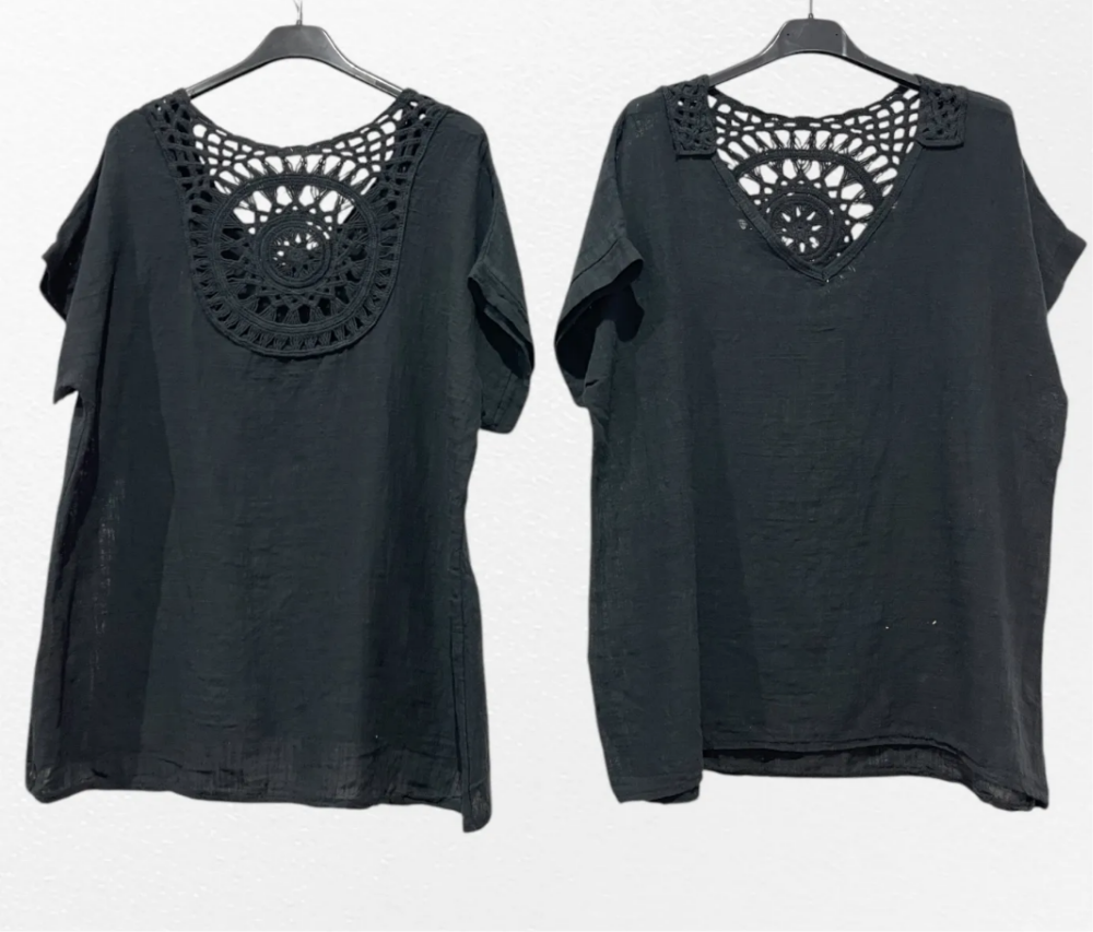 Haut broderie