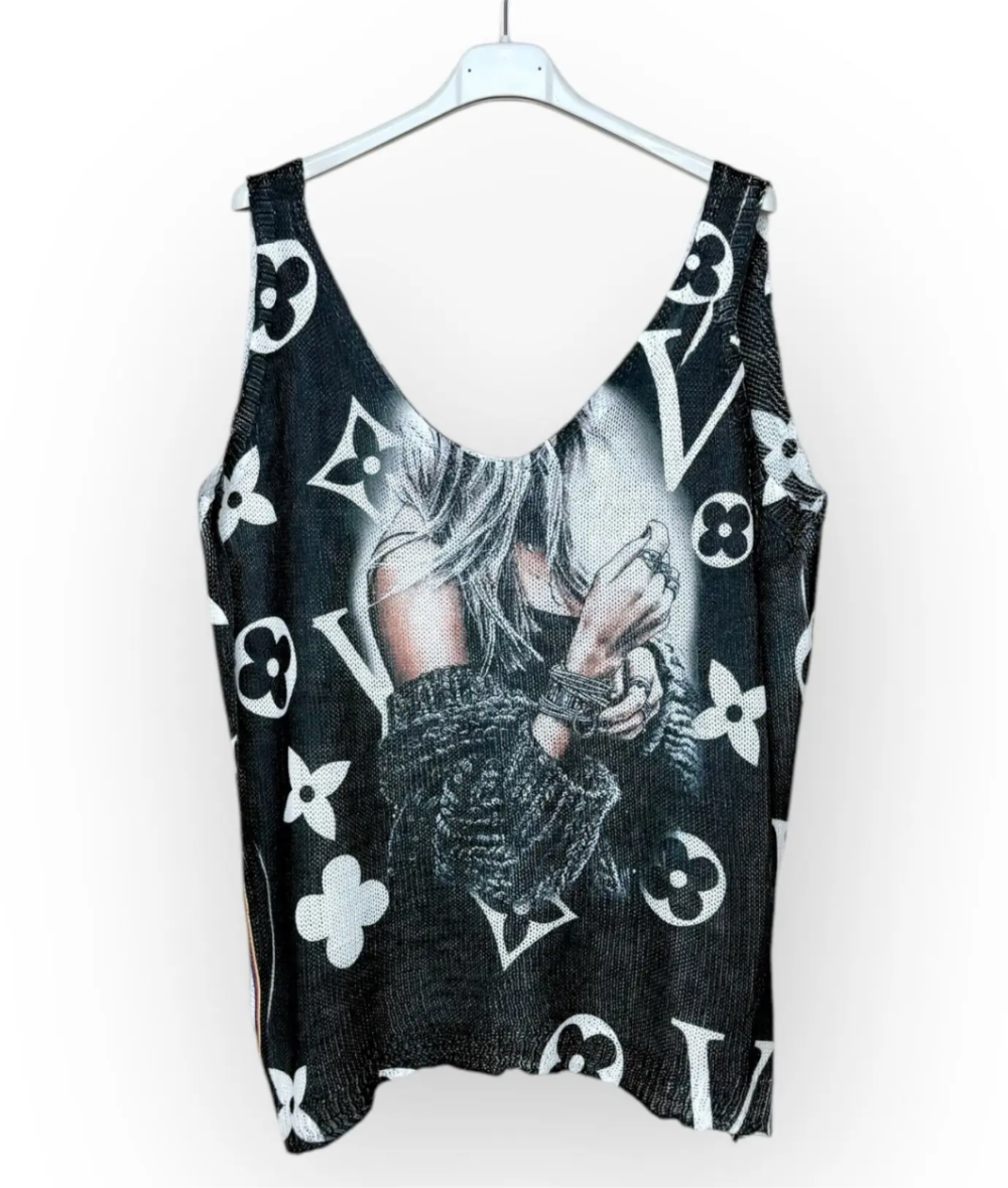 Débardeur motif Femme