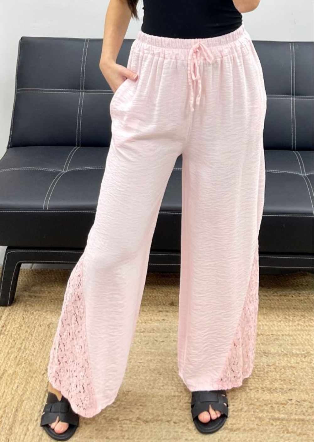 Pantalon dentelle