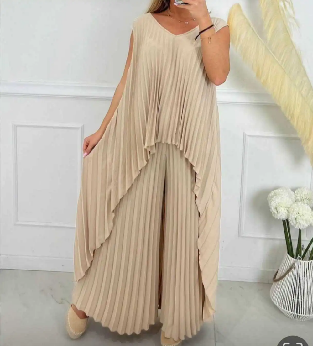 Robe plissée