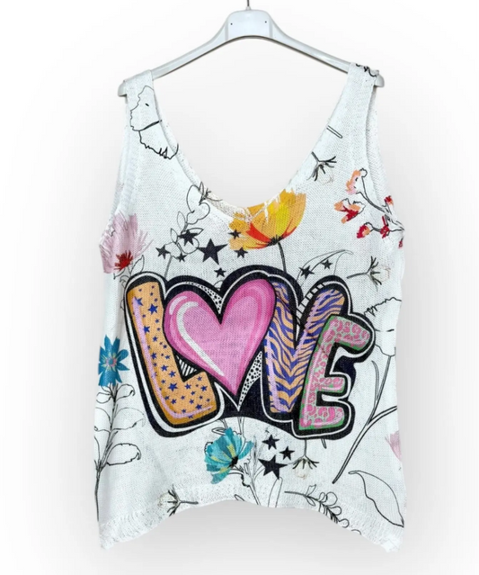 Débardeur love coeur