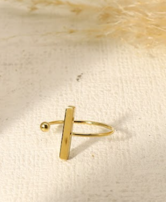 Bague barre et point