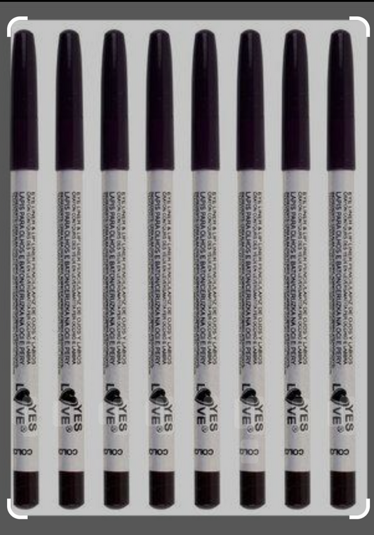 Crayon noir yeux