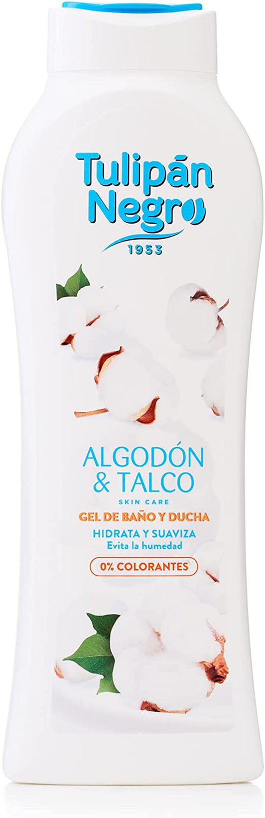 Tulipan NEGRO Gel de Coton et Talc 650 ML